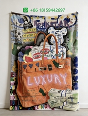 Hermes Throw Blankets